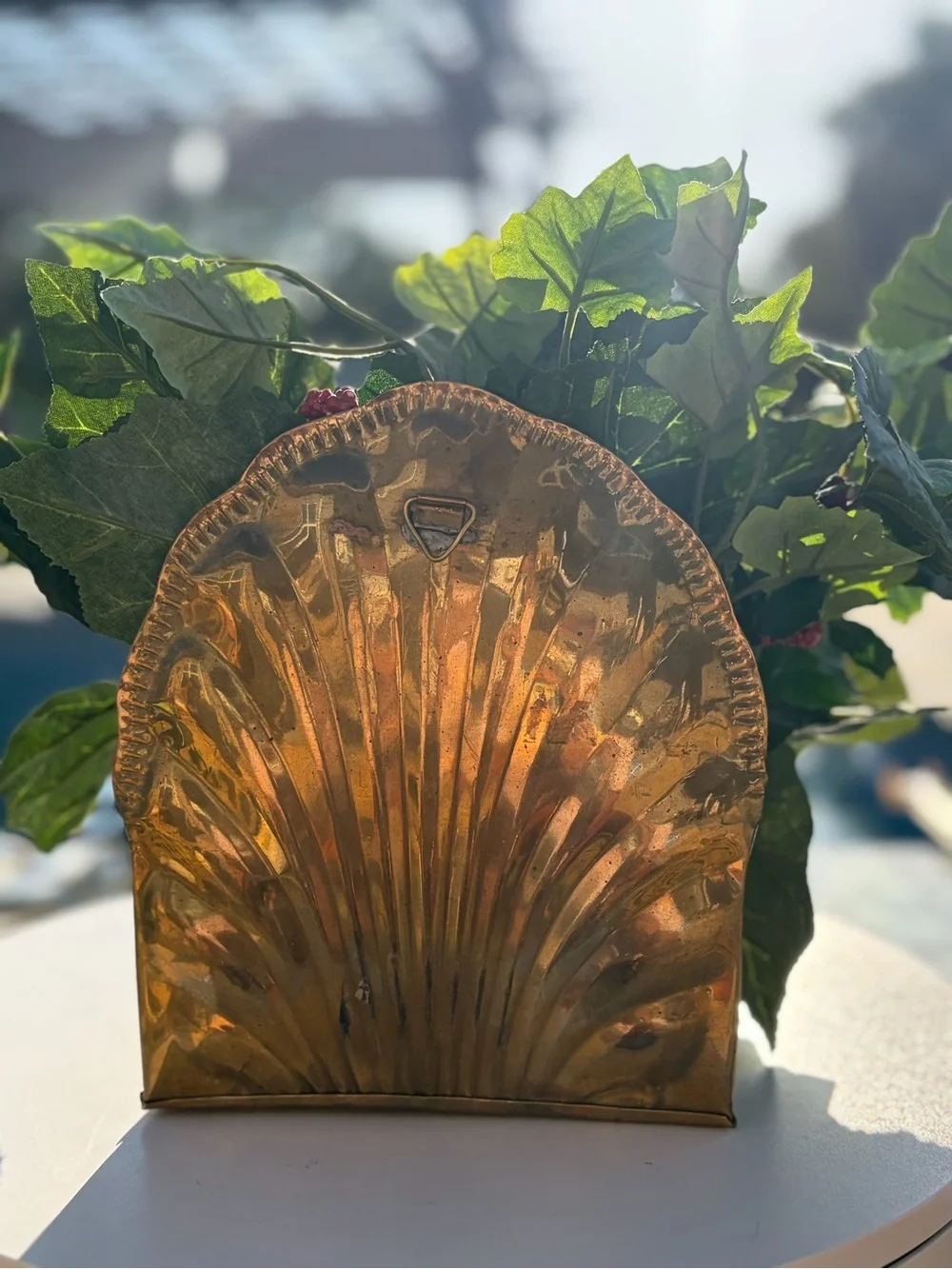Copper Planter with Lush Greenery - Home Accents